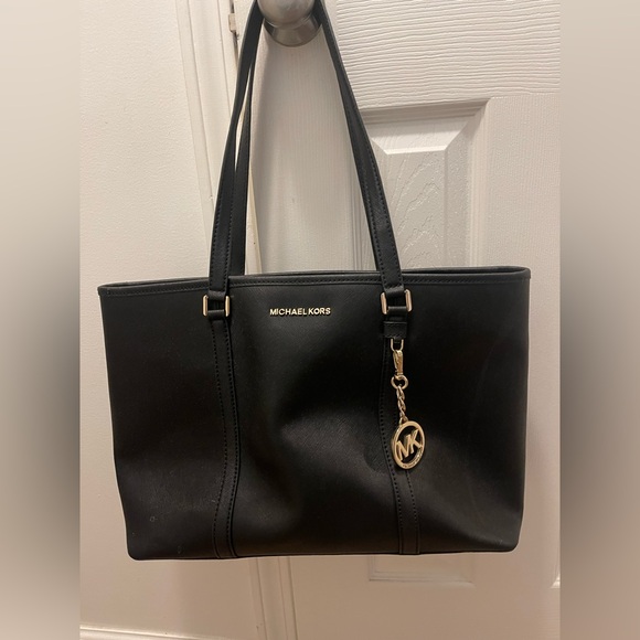 Michael Kors Black Tote Bag - Picture 1 of 12
